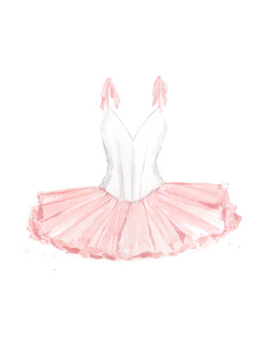 Pink and White Ballerina Dress