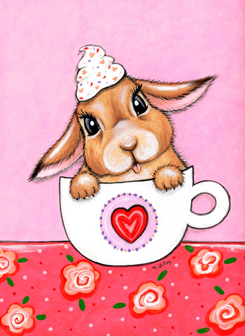 Cup of Valentine Bunny