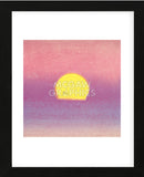 Sunset, 1972 (lavender) (Framed)