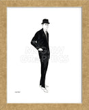 Untitled (Male Fashion Figure), c. 1960 (Framed)