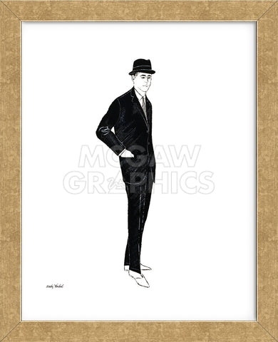 Untitled (Male Fashion Figure), c. 1960 (Framed)