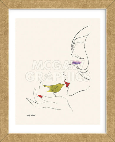 Untitled (Female Head), c. 1958 (Framed)