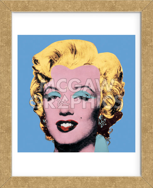 Shot Light Blue Marilyn, 1964 (Framed) | McGaw Graphics