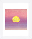 Sunset, 1972 (lavender) (Framed)