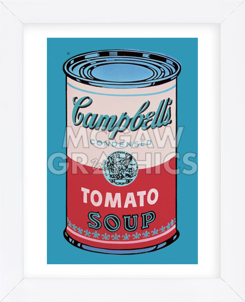 アンディー・ウォーホール『Campbell's Soup Can』額縁付き Colored Campbell's Soup Can, 1965 (pink & red) (Framed) | McGaw