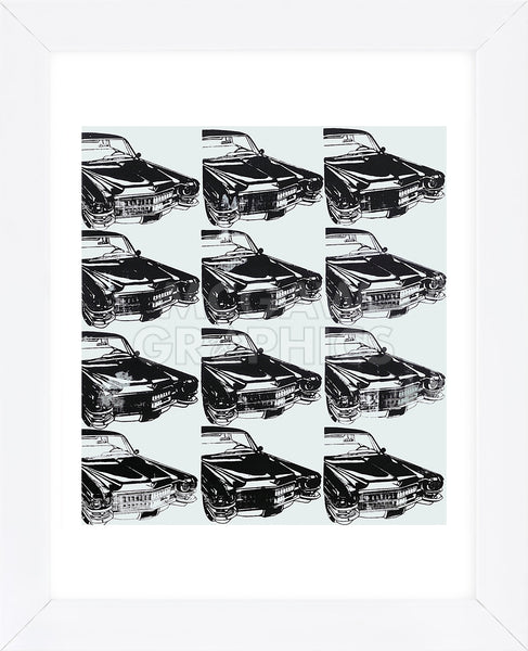 Twelve Cars, 1962 (Framed) | McGaw Graphics
