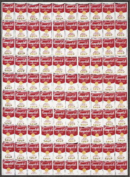 One Hundred Cans, 1962 (Framed) | McGaw Graphics