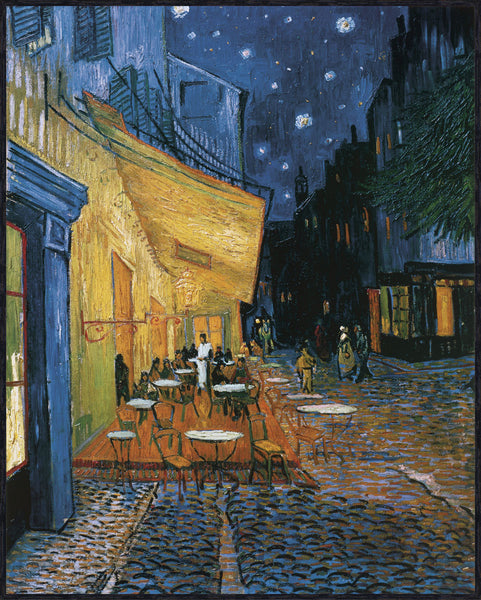 肉筆画　Café Terrace at Night オマージュ Cafe Terrace at Night (Framed) | McGaw Graphics