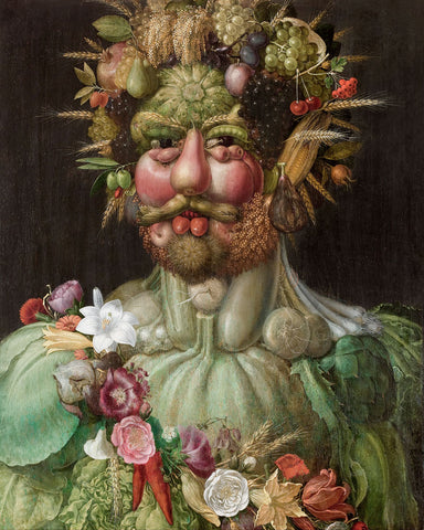 Rudolf II of Habsburg as Vertumnus, 1590 -  Giuseppe Arcimboldo - McGaw Graphics