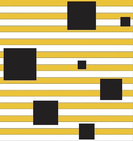 Black Block on Stripe -  Dan Bleier - McGaw Graphics