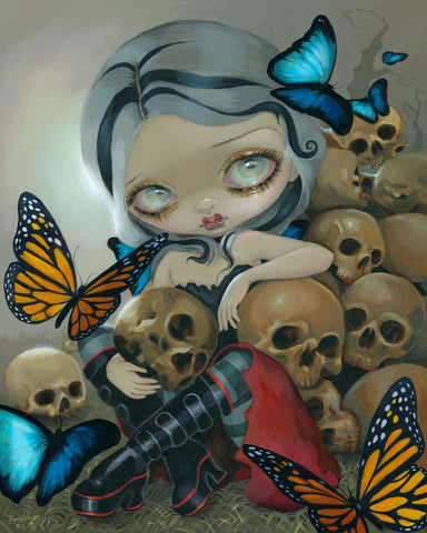 Butterflies and Bones -  Jasmine Becket-Griffith - McGaw Graphics