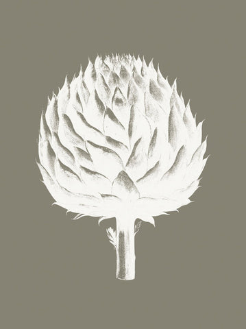 Artichoke (Burlap & Ivory) -  Botanical Series - McGaw Graphics