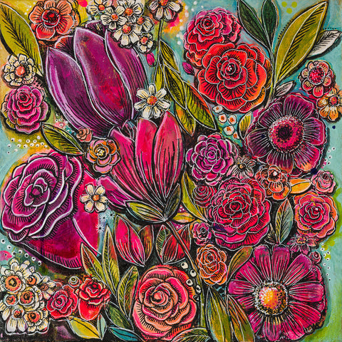 Spanish Flowers 1 -  Cami Boyett - McGaw Graphics