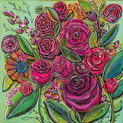 Spanish Flowers 2 -  Cami Boyett - McGaw Graphics