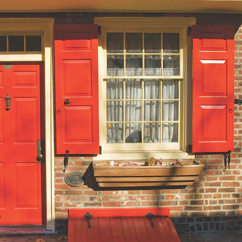 Red Door, Red Shutters -  Erin Clark - McGaw Graphics