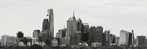 Philly Panorama (b/w) -  Erin Clark - McGaw Graphics