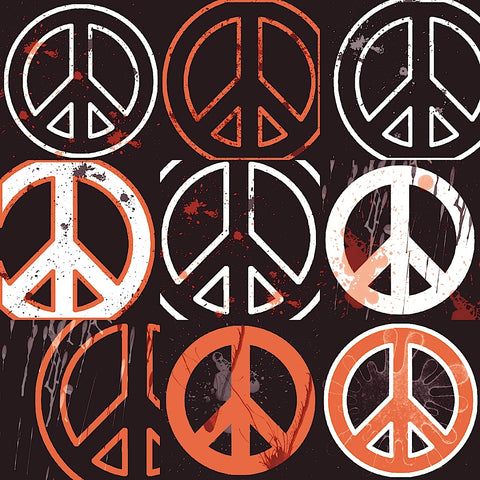 Peace Mantra (orange) -  Erin Clark - McGaw Graphics