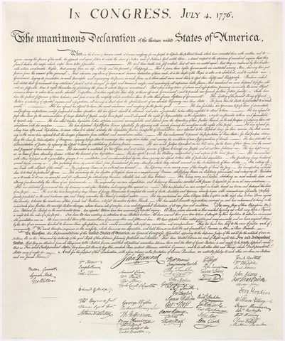 Declaration of Independence -  Congress - McGaw Graphics