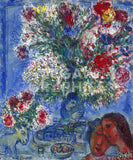 Les Amoureux et Fleurs, 1964 -  Marc Chagall - McGaw Graphics