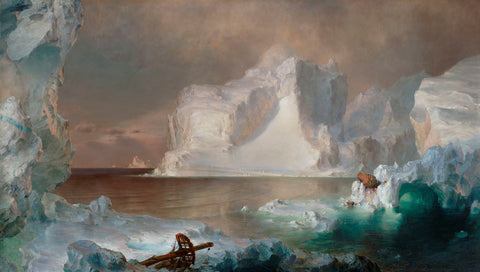 The Icebergs, 1861 -  Frederic Edwin Church - McGaw Graphics