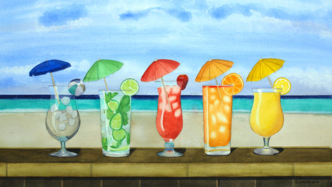 Beach Drinks -  Cory Clifford - McGaw Graphics