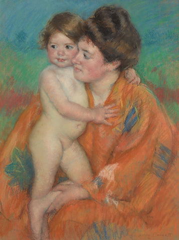 Woman with Baby, c. 1902 -  Mary Cassatt - McGaw Graphics