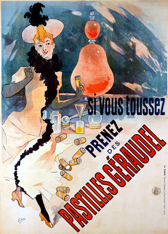 Pastilles Geraudel -  Jules Cheret - McGaw Graphics