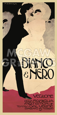 Bianco & Nero -  Marcello Dudovich - McGaw Graphics