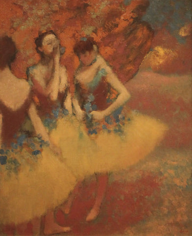 Three Dancers in Yellow Skirts, 1891 -  Edgar Degas - McGaw Graphics