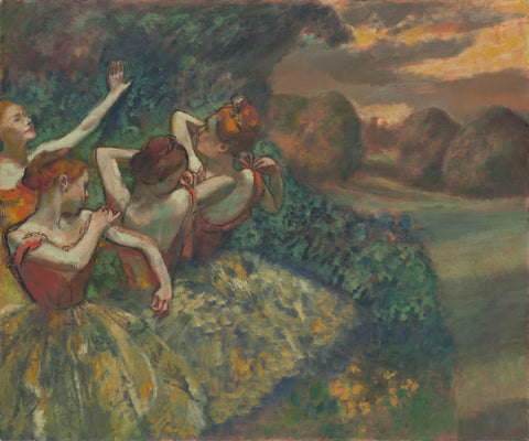 Four Dancers, c. 1899 -  Edgar Degas - McGaw Graphics