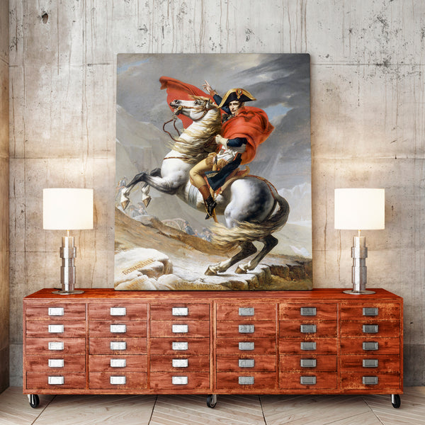 Napoleon Crossing the Alps, 1802 | McGaw Graphics