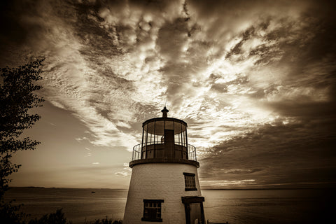 Owls Head Lighthouse at Sunrise -  Jim Dugan - McGaw Graphics