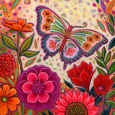 Butterfly Floral -  Peggy Davis - McGaw Graphics