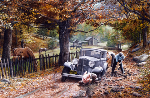 The Old Depot Road -  Kevin Daniel - McGaw Graphics