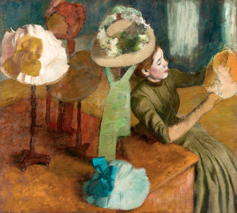 The Millinery Shop, ca. 1879–1886 -  Edgar Degas - McGaw Graphics