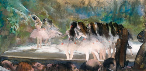 Ballet at the Paris Opera, 1877 -  Edgar Degas - McGaw Graphics