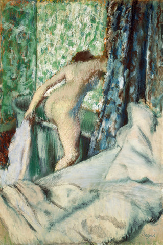Nude Lady, The Morning Bath, ca. 1887-1890 -  Edgar Degas - McGaw Graphics
