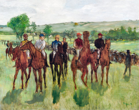 The Riders, ca. 1885 -  Edgar Degas - McGaw Graphics