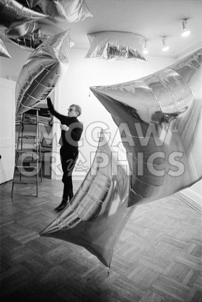 希少品★未開封★ ANDY WARHOL KYOTO シルバークラウド Silver Clouds Installation, Leo Castelli Gallery, NYC, 1966