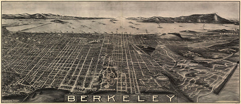 Berkeley, California, 1909 -  Charles Green - McGaw Graphics