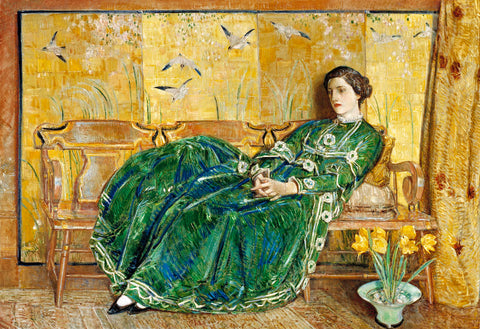 April (The Green Gown), 1920 -  Childe Hassam - McGaw Graphics