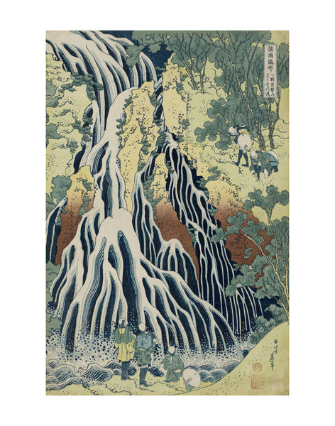 絵画 Spectacular Waterfall File:A Tour of the Waterfalls of the Provinces-Shimotsuke