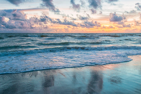 Beach Tranquility -  Mary Lou Johnson - McGaw Graphics