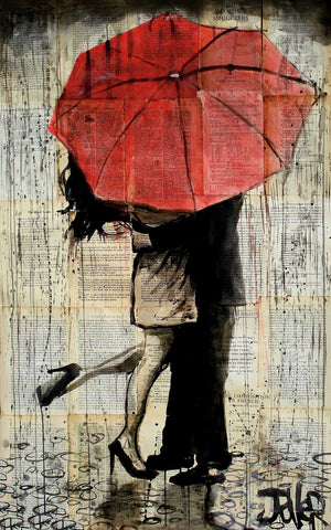 The Red Umbrella -  Loui Jover - McGaw Graphics