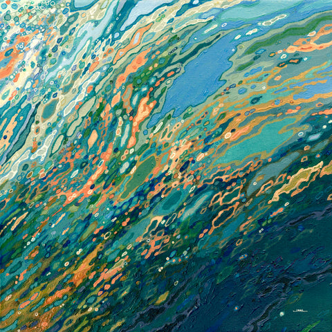 Blue Ocean Sunset -  Margaret Juul - McGaw Graphics