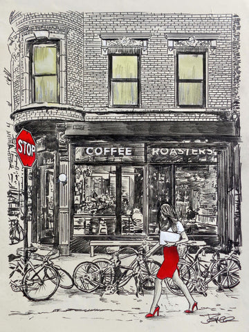 The Coffee Roasters Place -  Loui Jover - McGaw Graphics