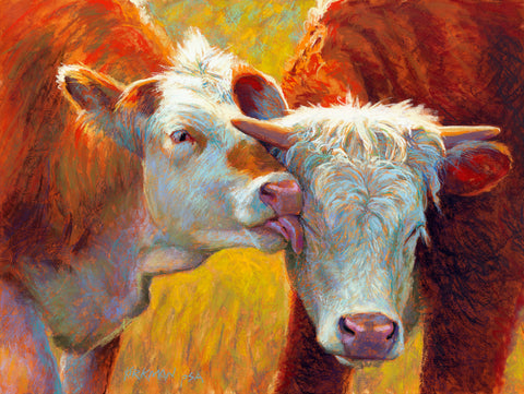 Cow Lick -  Rita Kirkman - McGaw Graphics