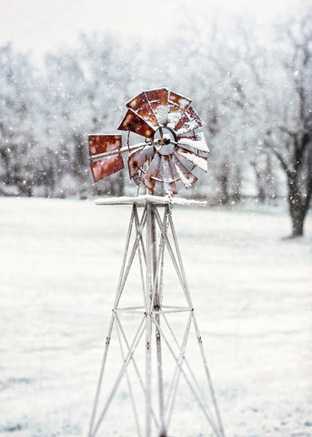 Snowy Windmill -  Elizabeth Kay - McGaw Graphics