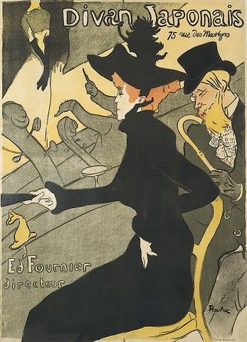 Le Divan Japonais -  Henri de Toulouse Lautrec - McGaw Graphics