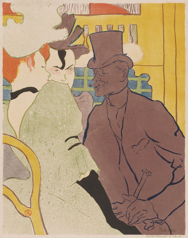 The Englishman at the Moulin Rouge, 1892 -  Henri de Toulouse Lautrec - McGaw Graphics